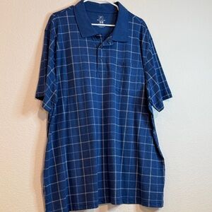 George 3XL Blue Check 👕 Classic Comfort & Timeless Style 💙